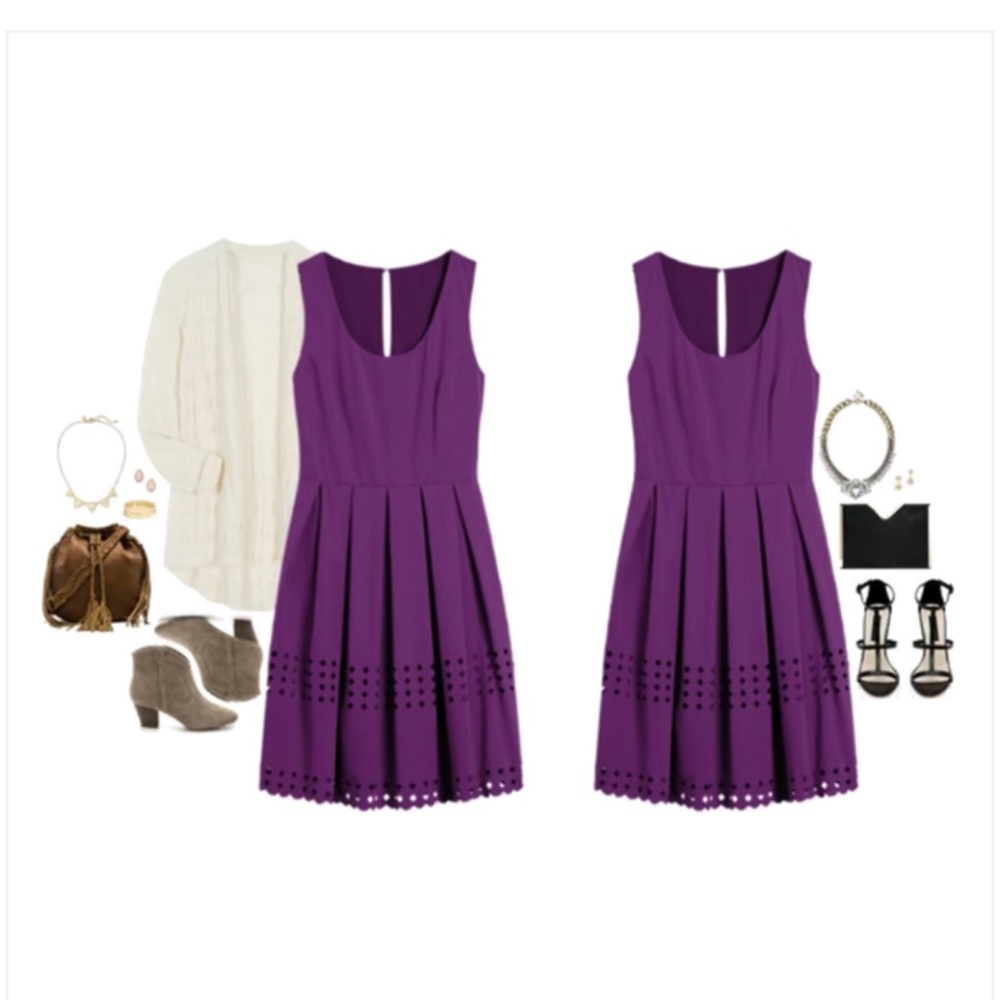 Brixton Ivy James Laser Cut Dress